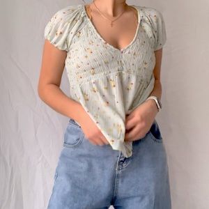 Spring/summer floral blouse💐